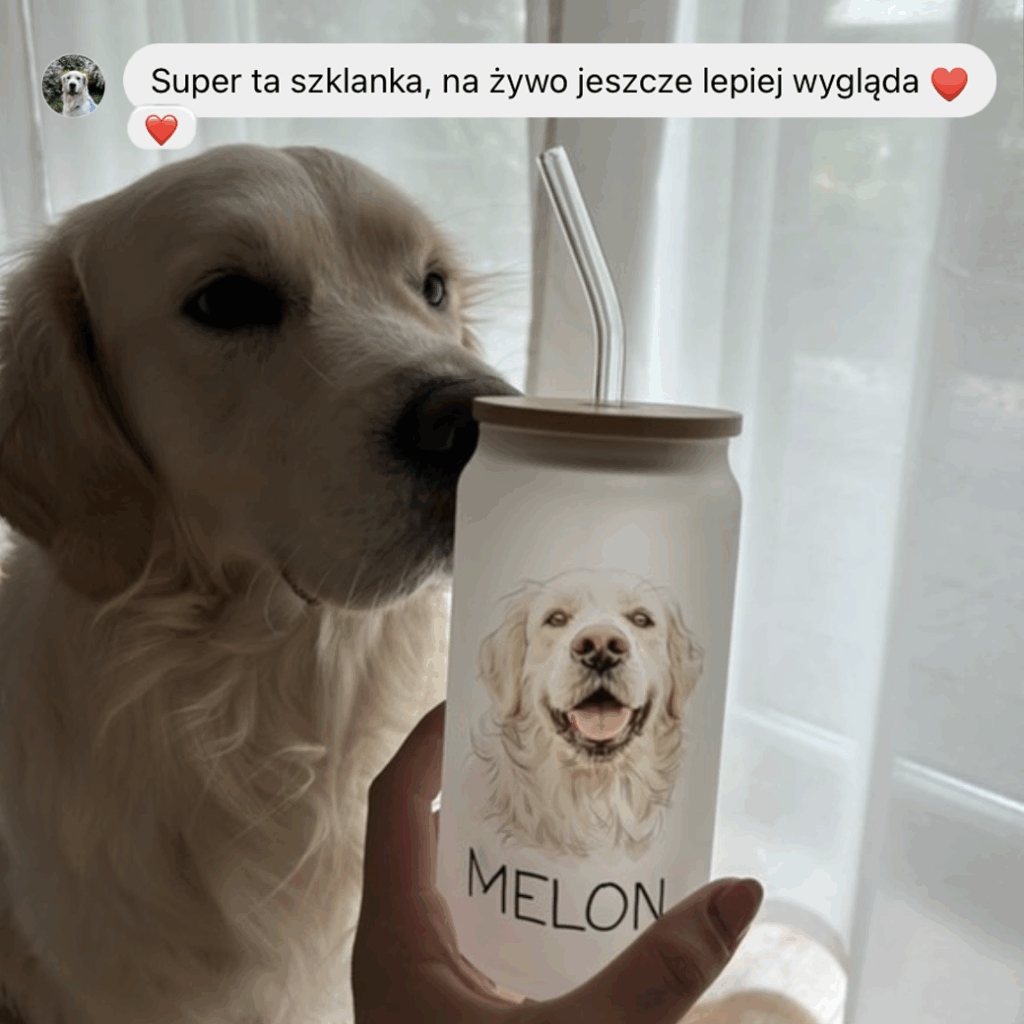 personalizowana szklanka golden