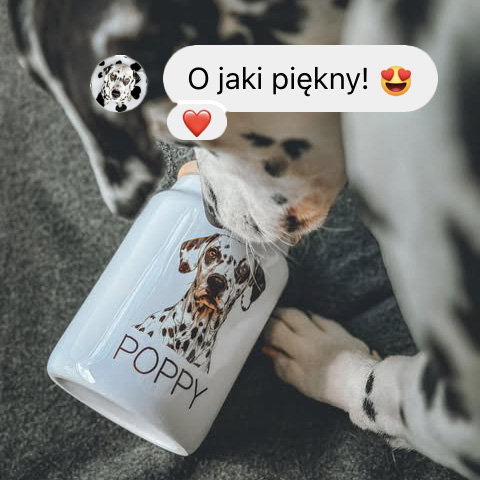 Personalizowany pojemnik na smaczki z psem