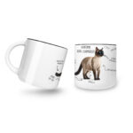 Kubek z kotem syjamski